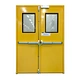 Steel fire-rated door